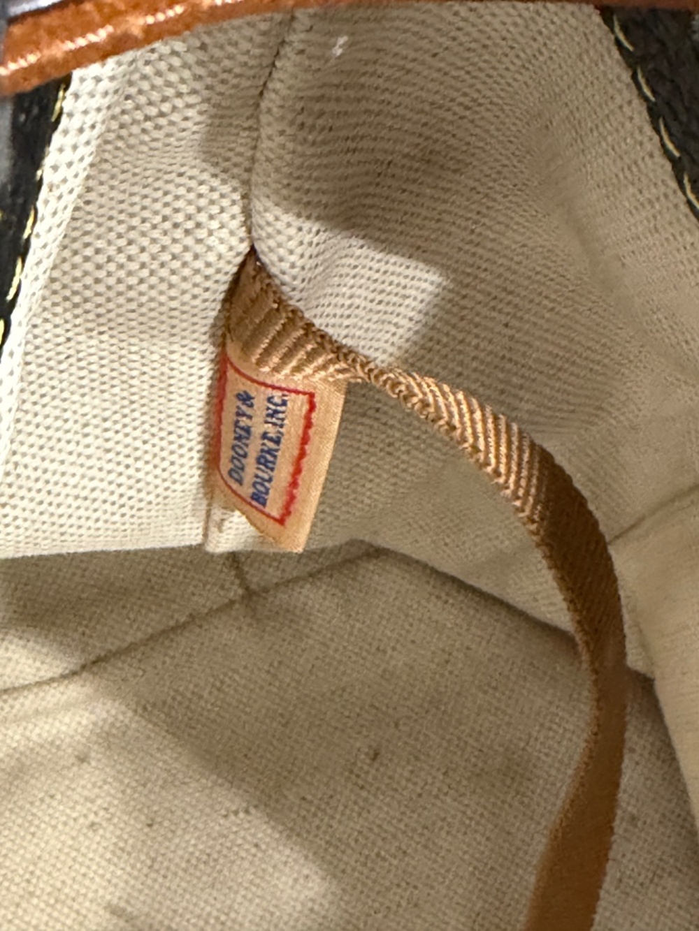 Dooney & Bourke Black Pebbled Leather Drawstring Bag - Picture 9 of 10